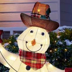 Home Accents Holiday 4 Ft LED Cowboy Snowman 8 Home Accents Holiday 4 Ft LED Cowboy Snowman -Decorations Sales unnamed file 668