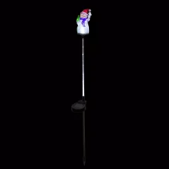 Alpine Corporation Solar Snowman Garden Stake With Fiber Optic Lights (Set Of 2) -Decorations Sales unnamed file 688