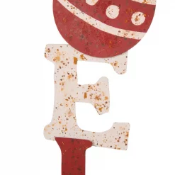 Glitzhome 36.02 In. H Rusty Metal Noel Yard Stake Or Wall Decor -Decorations Sales unnamed file 693
