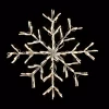 HOLIDYNAMICS HOLIDAY LIGHTING SOLUTIONS 24 In. Classic White Holidynamics Christmas LED Snowflake With Lighted