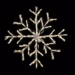 HOLIDYNAMICS HOLIDAY LIGHTING SOLUTIONS 24 In. Classic White Holidynamics Christmas LED Snowflake With Lighted