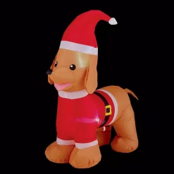Brite Star 4 Ft. W X 3.3 Ft. H Dachshund Inflatable Airblown