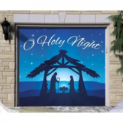 My Door Decor 7 Ft. X 8 Ft. Nativity Scene O’Holy Night-Christmas Garage Door Decor Mural For Single Car Garage -Decorations Sales unnamed file 722