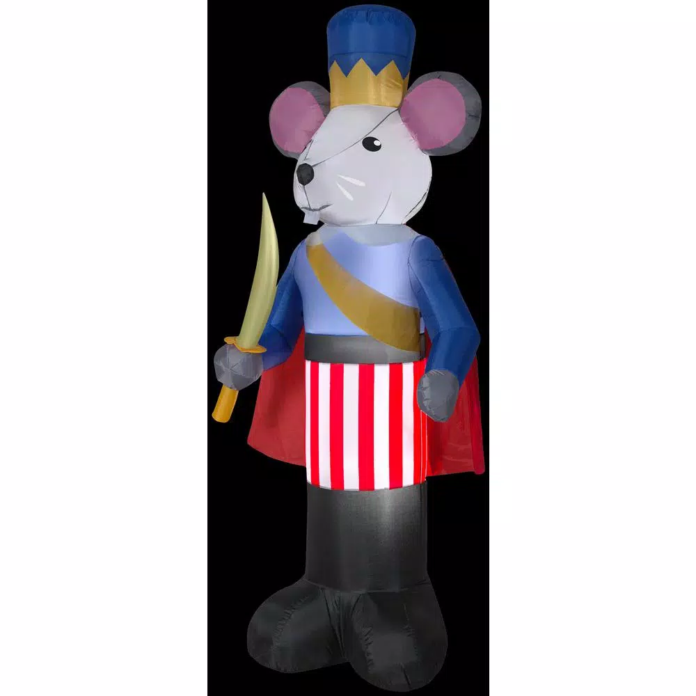 Airblown 7 Ft. Inflatable Christmas Airblown Nutcracker Mouse King 1 Airblown 7 Ft. Inflatable Christmas Airblown Nutcracker Mouse King