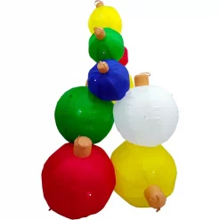 Fraser Hill Farm 8 Ft. Pre-Lit Ornament Balls Christmas Inflatable -Decorations Sales unnamed file 753