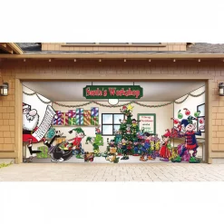 My Door Decor 7 Ft. X 16 Ft. Santa’s Workshop Christmas Garage Door Decor Mural For Double Car Garage -Decorations Sales unnamed file 769