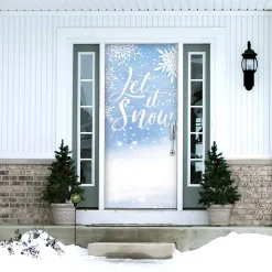 My Door Decor 36 In. X 80 In. Let It Snow-Christmas Front Door Decor Mural -Decorations Sales unnamed file 8