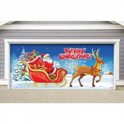 My Door Decor 7 Ft. X 16 Ft. Santa’s Sleigh Ride-Christmas Garage Door Decor Mural For Double Car Garage -Decorations Sales unnamed file 840