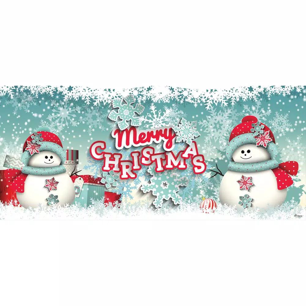 My Door Decor 7 Ft. X 16 Ft. Snowman Merry Christmas-Outdoor Christmas Holiday Garage Door Banner Decor 1 My Door Decor 7 Ft. X 16 Ft. Snowman Merry Christmas-Outdoor Christmas Holiday Garage Door Banner Decor