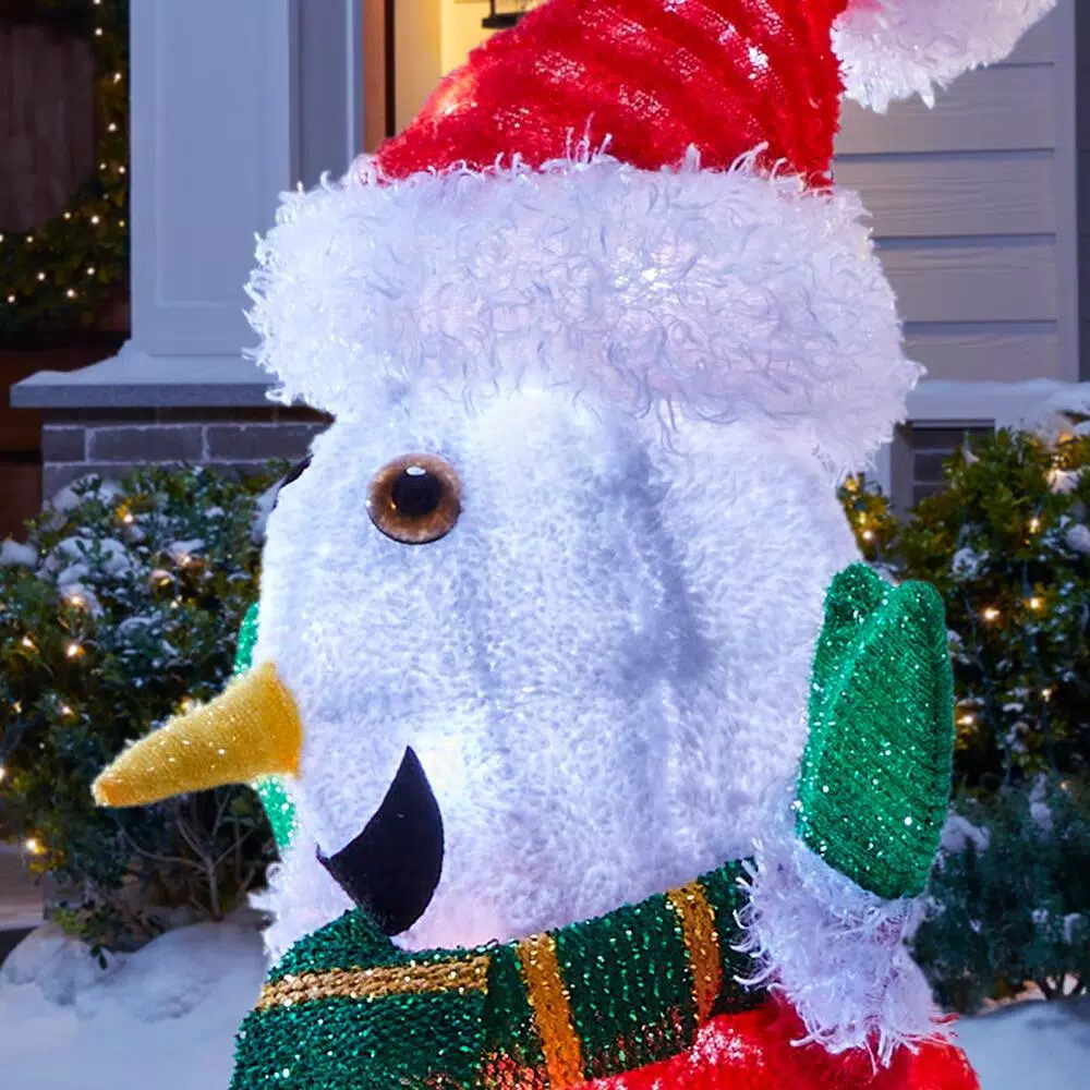 Home Accents Holiday 4 Ft LED Penguin And Skating Snowman 6 Home Accents Holiday 4 Ft LED Penguin And Skating Snowman - Image 6