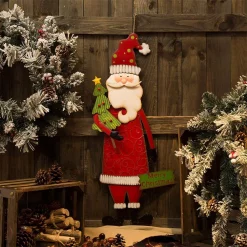 Glitzhome 36 In. H Iron Santa Yard Stake 13 Glitzhome 36 In. H Iron Santa Yard Stake -Decorations Sales unnamed file 861