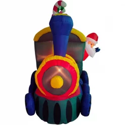 Fraser Hill Farm 6 Ft. Santa Holding A Gift Christmas Inflatable 15 Fraser Hill Farm 6 Ft. Santa Holding A Gift Christmas Inflatable -Decorations Sales unnamed file 891