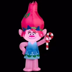 Home Accents Holiday 21.65 In. W X 12.99 In. D X 42.13 In. H Lighted Inflatable Poppy With Candy Cane -Decorations Sales unnamed file 93