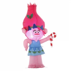 Home Accents Holiday 21.65 In. W X 12.99 In. D X 42.13 In. H Lighted Inflatable Poppy With Candy Cane -Decorations Sales unnamed file 96