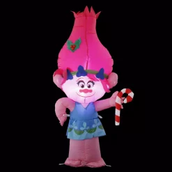 Home Accents Holiday 21.65 In. W X 12.99 In. D X 42.13 In. H Lighted Inflatable Poppy With Candy Cane -Decorations Sales unnamed file 98